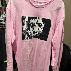 Supreme Exorcist Pink Long Sleeve
